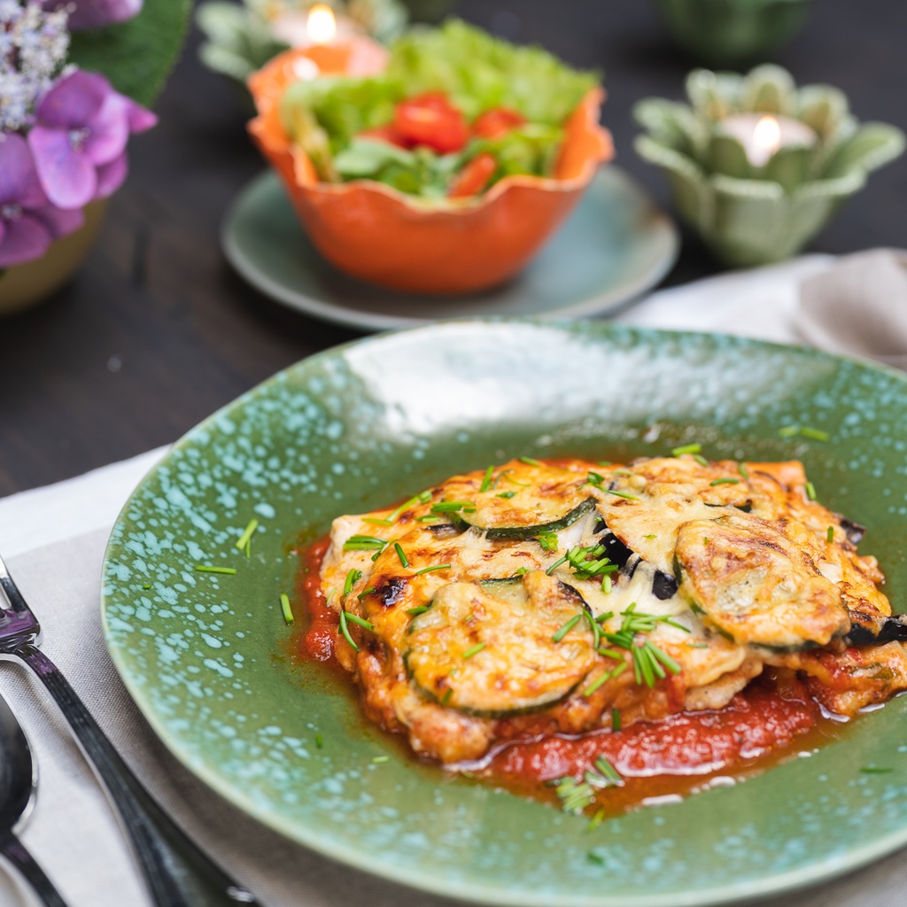 Lasagna Veggies (with salad)