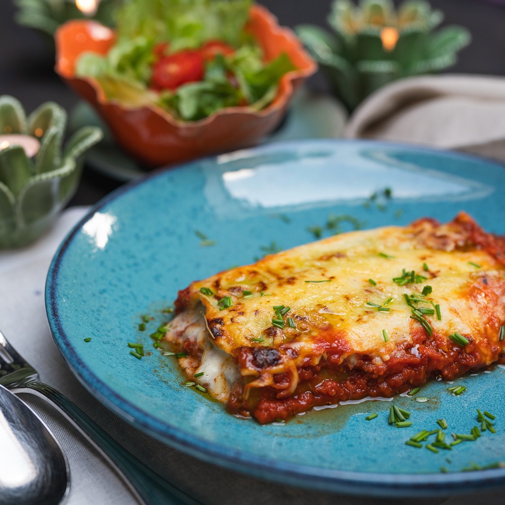 Cannelloni Spinach (with salad)